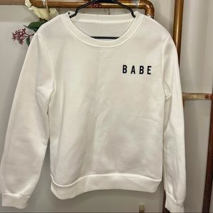 ‘Babe’ Crew Sweatshirt